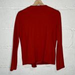 Marie Sixtine Women Orange Gold Cotton L'Essentiel Knit Moto Jacket Size Small Photo 1