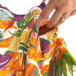 IB Diffusion Vintage 1992 Overside Cardigan Fruit Tropical Purple Jacket medium Photo 2