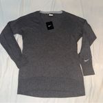 Nike Dark Gray V-Neck Sweater Photo 7