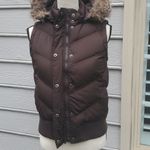 Gap Puffer Vest with Removable Faux Fur Trimmed Hood Photo 2