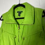 Ralph Lauren Lauren Women's Green Quilted Vest Size 2X Full Zip Pockets Collar Photo 3