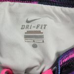 Nike Dri Fit Womens Tiempo Running Shorts L Black Pink Purple Stripes Athletic Photo 2