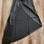 Retrofête Retrofete Sab Dress Black Maxi Halter Satin Size XXS NWT Sleeveless Slit Photo 6