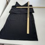 Ralph Lauren Lauren Dress Womens Large Sleeveless V Neck Midi Pockets Layered Photo 5