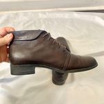 st. john's bay  90s Dark Brown Leather Witchy Wench Lace Up Ankle Booties US 7 Photo 4