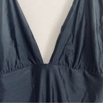 J.Crew  Black Plunge V-Neck One Piece Swimsuit size 16 Photo 3