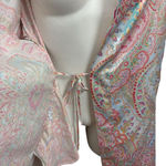 LAUREN Ralph Lauren Pink Blue Paisley Robe XL Photo 6