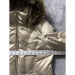 Calvin Klein  Women's Beige Faux Fur Hood Down Filled Puffer Coat Size‎ Small Photo 8
