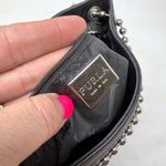 Furla [] Black Leather Zip Top Convertible Double Strap Ball Chain Shoulder Bag Photo 9