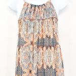 Anthropologie Lucky Brand Boho Chic Bohemian Aztec Western Halter Tank Tunic Mini Dress Small Photo 1