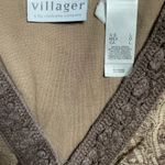 Villager Vintage y2k Liz Claiborne Vneck paisley print top Photo 4