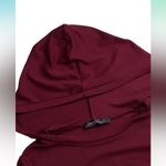 Zanzea  Deep Red Hooded Top size S Photo 5