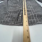 J.Crew Thomas Mason Shirt Womens 2 Black White Gingham Tuxedo Check Button Up Photo 8