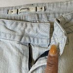 Grane Slim Denim Jean Shorts Light Wash Raw Hem Distressed Size 9 Juniors # Gray Photo 7