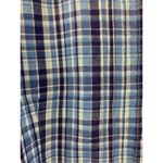 Avenue Women’s Blue Plaid Lace Tank Top Size L Photo 7