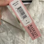 Badgley Mischka  New eyelet cut romantic 3/4 flared sleeve top cotton Small Photo 6