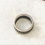Silpada  Sterling Silver & Black Spinel Ring Size 5 Photo 3