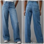 American Eagle  Dreamy Drape Stretch Super High-Waisted Baggy Wide-Leg Jean, 2S Photo 11
