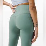 Lululemon Align High Rise Pant Pockets 25” Tidewater Teal Green Siz 2 Leggings Photo 1
