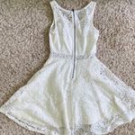 American Rag White Lace Skater Dress Small Photo 3