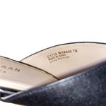 Cole Haan Grand Gabby Sandal Stacked Heel Shoes Black Leather wood slip on heel Photo 6