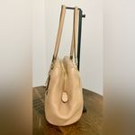 Coach Madison Madeline East/West Satchel Bag Tan Leather Photo 5