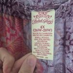 Faded Glory  Purple & Pink Boho Maxi Skirt Y2K Fairy Vintage Plus Size 4X Photo 2