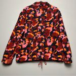 Sage Collective Faux Shearling Pullover Retro Swirl Pink Women’s Size L Size L Photo 2