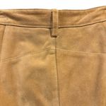 DKNY VINTAGE Y2K  100% Suede Leather Flare Pants tan/brown, Size 10 Photo 5