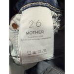 Mother The Insider Crop Step Chew in Dancing on Coals Distressed Blue Jeans Sz26 Size 26 Photo 6
