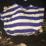 Lush Clothing Cute blue and white striped shirt Photo 1