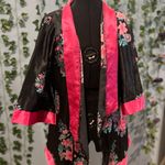 Floral satin kimono Multi Size M Photo 0