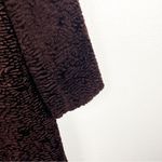 Calvin Klein Burgundy Textured Lined Trench Coat, Size Medium Photo 6