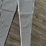 Old Navy Black and White Gingham Work Pants Photo 5