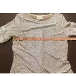 Reiss Metallic Ruched Short Sleeve Bodycon Dress Metallic Silver Gold Shimmer 10 Photo 6