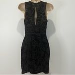 Free People Intimately  Burnout Babe Mini Dress Velvet Black Small Whimsigoth New Photo 6