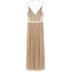BHLDN Anthropologie x Wedding Bridesmaid Avery Sequin Tulle Maxi Dress Size 2 Photo 2