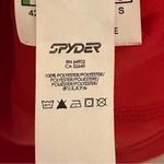 Spyder  Red Fleece Quarter Zip‎ Sweatshirt Women’s Size 6 Red Rhinestone Details Photo 5