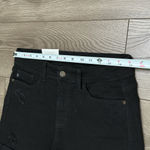 Judy Blue High Rise Distressed Black Stretch Jean Shorts Size XL Photo 4