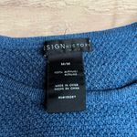 Design History  Long Sleeve Pullover Sweater Vintage Denim Heather Photo 2