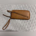  Brown Vegan Wallet / Wristlet by Free People with Decorative Zipper Photo 3