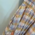 Mable Boutique Gingham Midi Dress Yellow Size M Photo 5