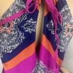 Roz & Ali Maxi Dress Empire Waist Key Hole High Neckline Women's Size 6 Photo 5