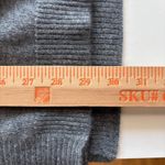 Halogen  Gray 100% Cashmere Open‎ Front Cardigan Sweater One Size Cozy Photo 7