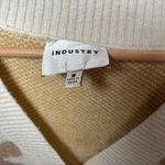 Industry Flower Power Button Cropped Cardigan Cream Tan V Neckline Photo 4