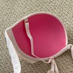 PINK - Victoria's Secret NEW Victoria’s Secret PINK Date Plunge Push Up Multi-Way Bra White Lace 32C NWT Photo 10