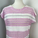 Lemlem NEW  Handmade Striped Short Sleeve Top Small Photo 1