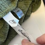 Ny Collection  NWT‎ Long Sleeve Mock Neck Pullover Green Shirt PETITE Medium Photo 6