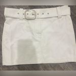 I.AM.GIA Alessandra PU Cropped Coat and Mini Skirt Faux White Photo 1