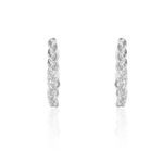 STERLING SILVER CASANDRA HOOPS Photo 3